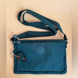 Kipling Mikaela Teal Crossbody Bag
